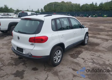 2016 Volkswagen Tiguan S from USA, damaged, VIN WVGBV7AX0GW594834